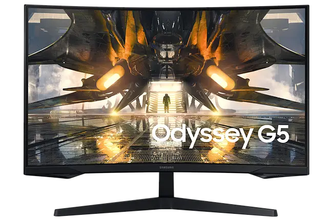Samsung Odyssey G5 WQHD Gaming Curved Monitor 27 inch Black