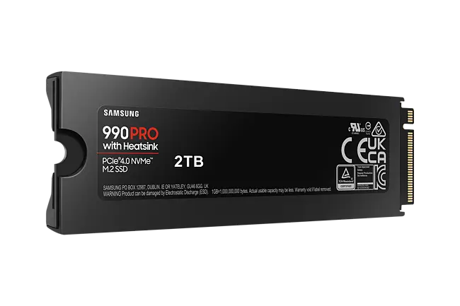 内蔵型SSD SAMSUNG 990 PRO SSD 2TB with Heatsink Amazon | SAMSUNG 990 PRO ヒートシンクSSD 2TB PCIe Gen4 M.2