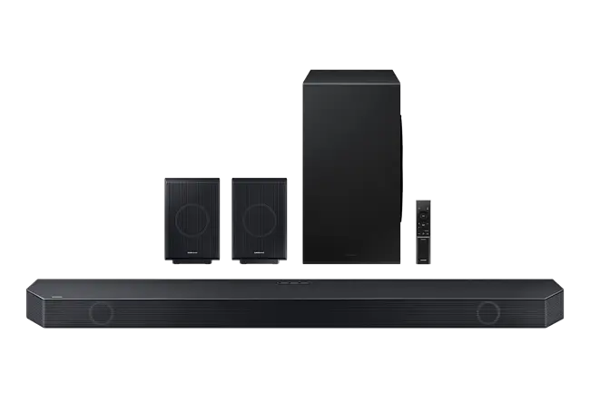 SAMSUNG Wireless Dolby Atmos Bluetooth Soundbar (Black, 11.1.4 Channel) ( HWQ990C)