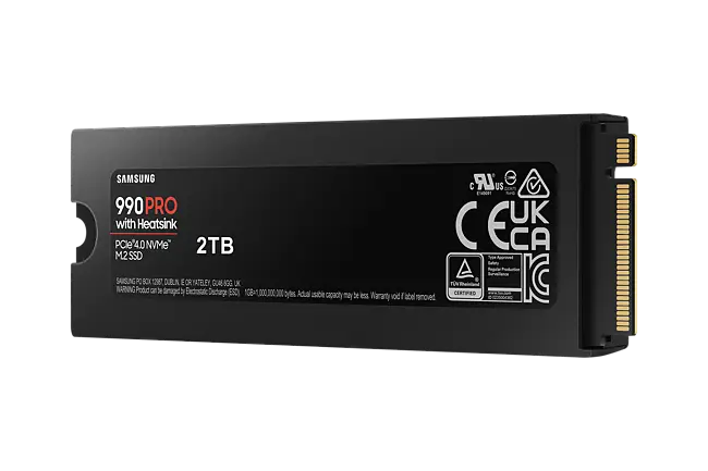 SAMSUNG 990 Pro 2TB with Heatsink M.2 NVMe PCIe 4.0 SSD - Canada