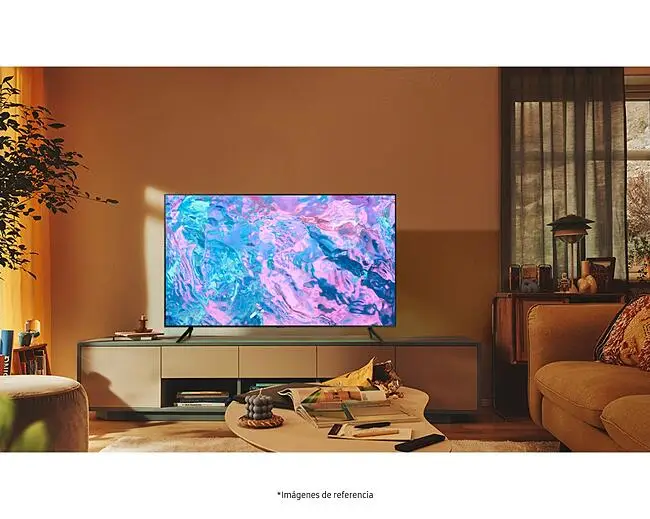  SAMSUNG UN58CU7000 - Paquete de Smart TV Crystal UHD 4K de 58  pulgadas con transmisión de películas Premiere + soporte de pared para TV  de 37 a 100 pulgadas + adaptador