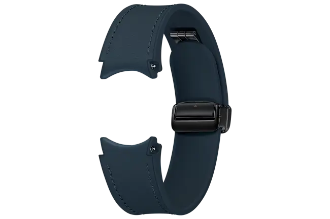 Correa de piel Samsung D-Buckle Hybrid Eco Azul para Galaxy Watch