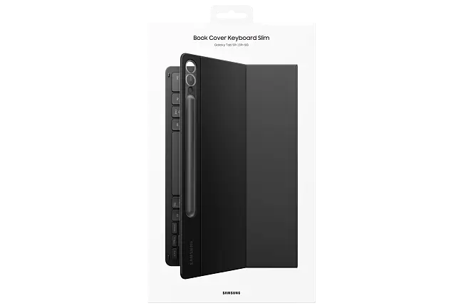 Samsung Galaxy Tab S9+ Book Cover Keyboard Slim - Black