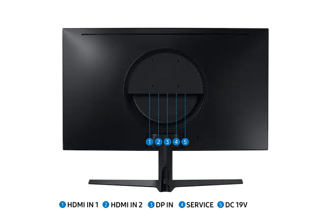 SAMSUNG Monitor de juego curvado de 27 pulgadas CRG5 240HZ (LC27RG50FQNXZA)  - Monitor de computadora, resolución de 1920 x 1080p, Tiempo de respuesta