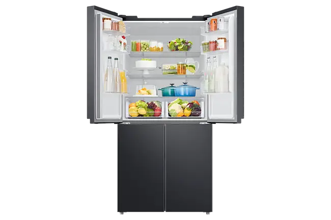 Side by Side SAMSUNG RF48A400EB4/EO, No Frost, 488 l, H 179 cm