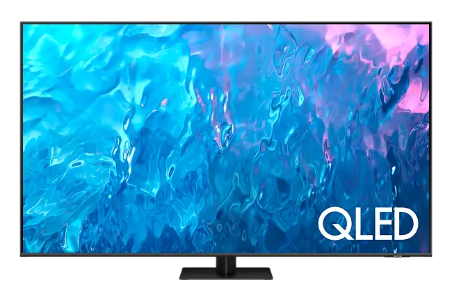 TV QLED 65 - SAMSUNG TQ65Q77CATXXC, UHD 4K, Quantum Processor 4K, Smart TV,  DVB-T2 (H.265), Titan Gray