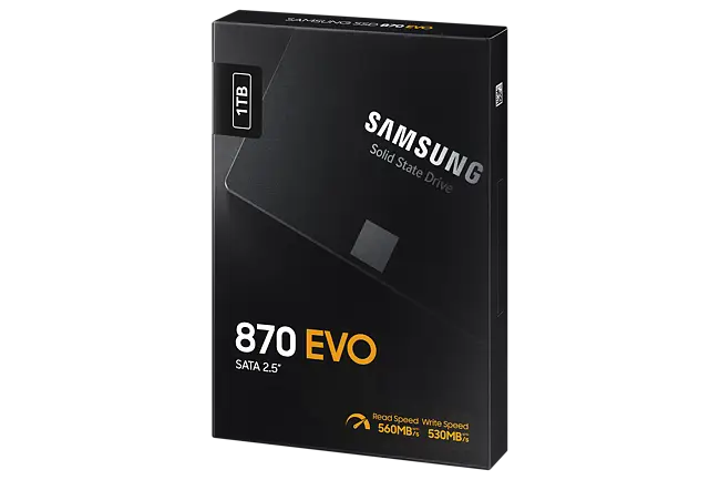 Buy Samsung 870 EVO, 1TB, 2.5, Internal SSD, MZ-77E1T0BW Online