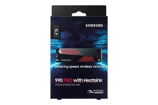 SAMSUNG 990 Pro 4TB with Heatsink M.2 NVMe PCIe 4.0 SSD - Canada