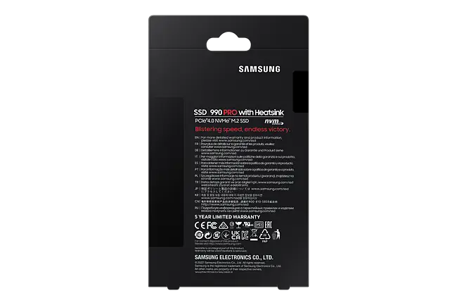 SAMSUNG 990 Pro 4TB with Heatsink M.2 NVMe PCIe 4.0 SSD - Canada