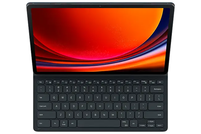 Samsung Galaxy Tab S9 Plus Book Cover Keyboard Slim Black
