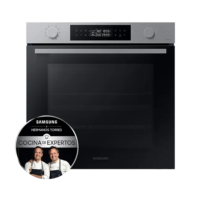 BOSCH HBG579BS0 HORNO PIROLITICO CRISTAL NEGRO INOX ABATIBLE A Apertura y  cierre amortiguado