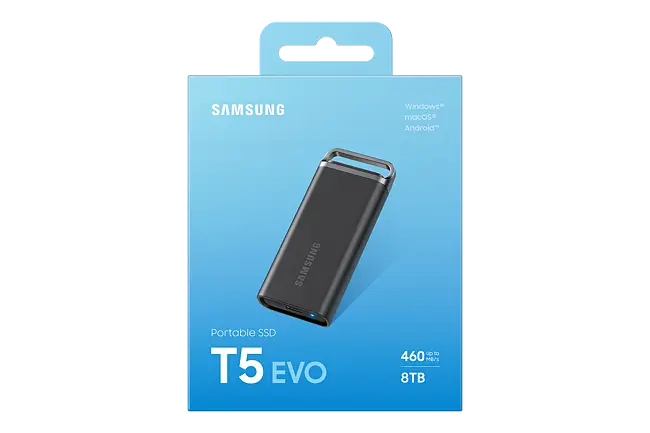 Samsung T5 EVO Portable SSD 8 TB - Incredible