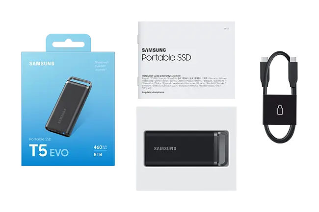 Samsung T5 EVO Portable SSD 8 TB - Incredible