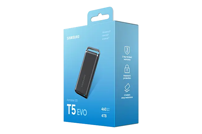 Samsung T5 EVO 4TB USB3.2 External Solid State Drive - Canada
