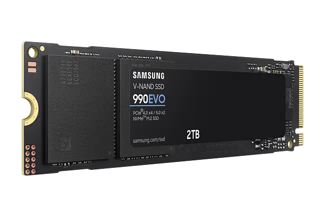 Samsung 990 EVO 2 TB Internal NVMe M.2 SSD - MZ-V9E2T0B/AM