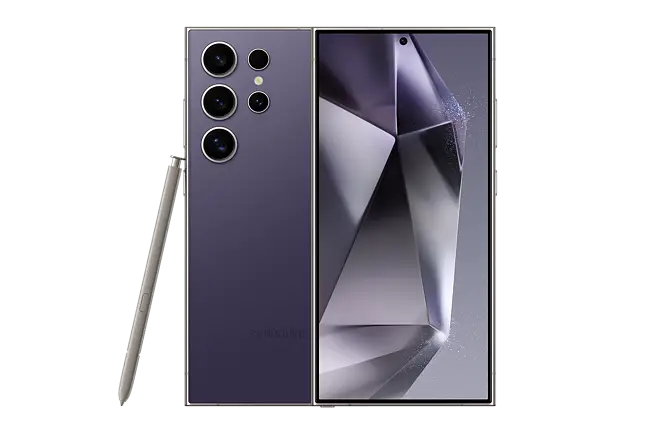 Samsung Galaxy S24 Ultra (12GB + 256GB) Titanium Violet Smartphone