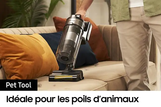 Aspirateur balai rechargeable noir VS20B75BCR5 samsung