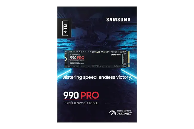 Samsung 990 PRO 4TB NVMe SSD - Incredible