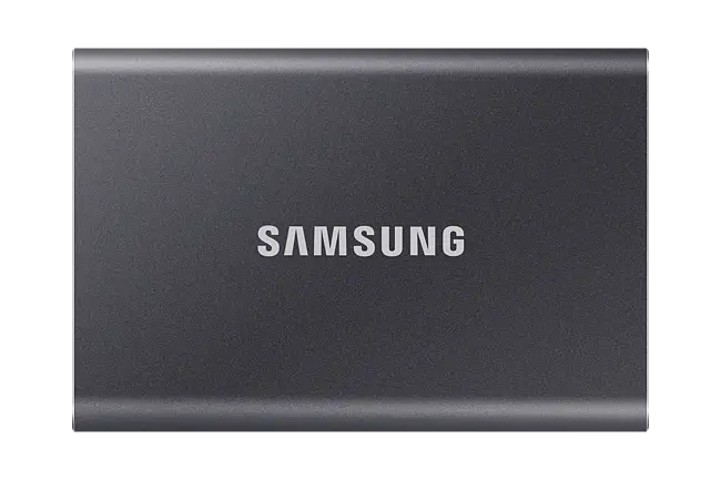 Samsung T7 Portable Solid State Drive, USB 1TB, Titan Grey