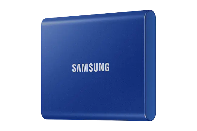 Buy SAMSUNG T7 Portable External SSD - 1 TB, Blue | Currys