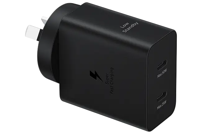 Samsung 50W Power Duo Adapter with USB-C Cable JB Hi-Fi