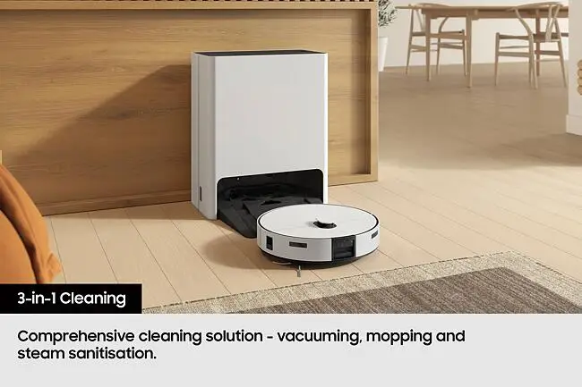 Samsung Bespoke Jet Bot Combo™ AI+ 3-in-1 Cleaning Robot Vacuum