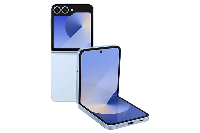 Samsung ZFlip 6 (12GB/256GB) Mobile Phone - Blue | Harvey Norman