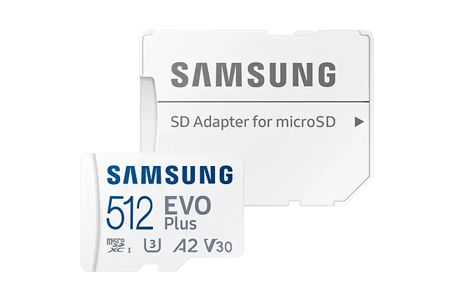 Card de memorie SAMSUNG EVO Plus (2024), microSDXC, 512GB, 160MB/s