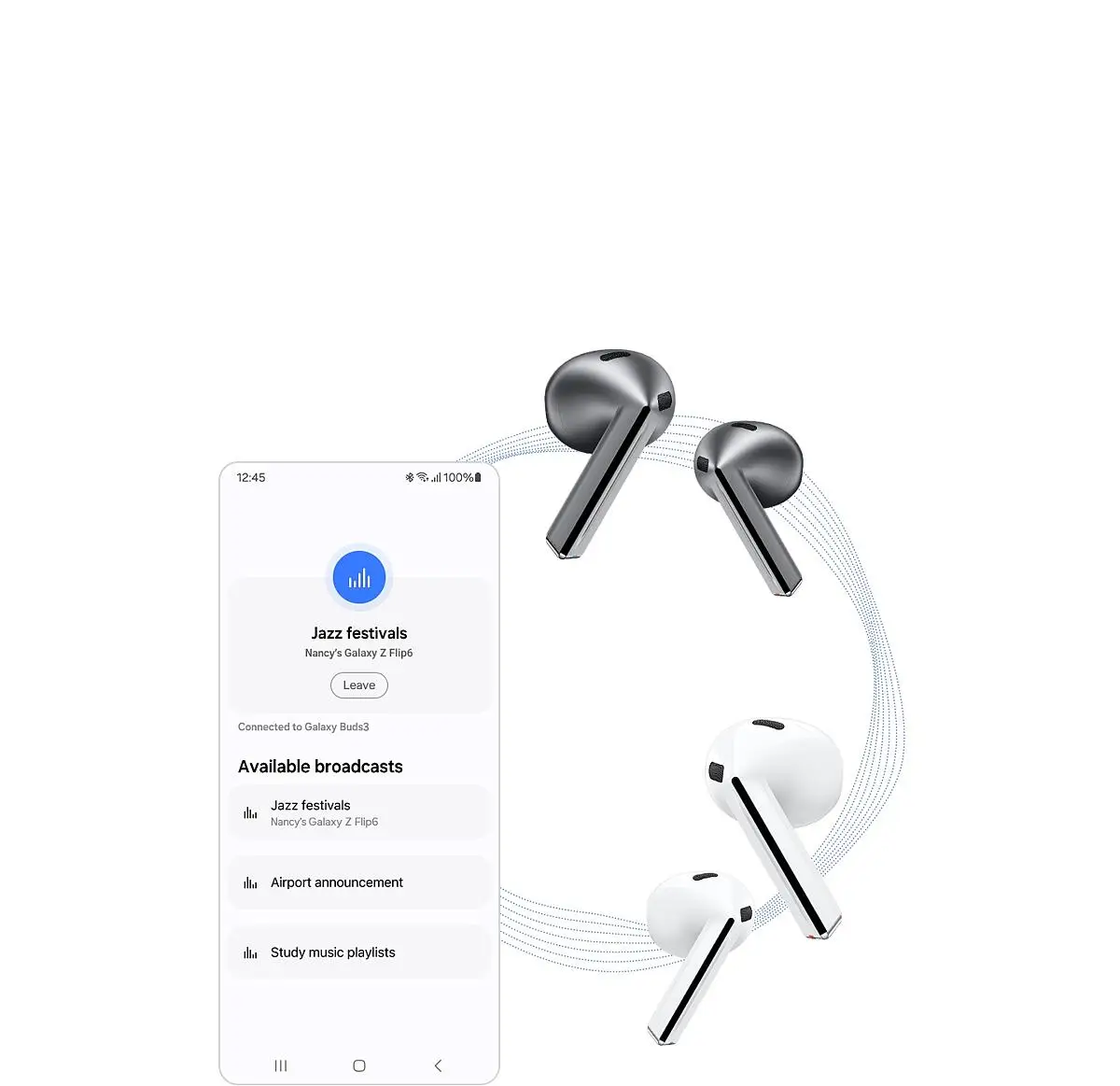 Auracast sayesinde ritmi etrafınızdakilerle paylaşın