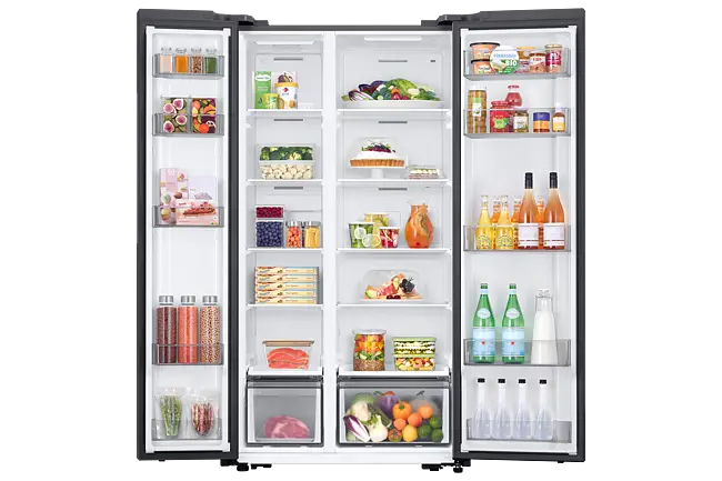 Side by Side SAMSUNG RS57DG400EM9EO, No Frost, 583 l, 178 cm