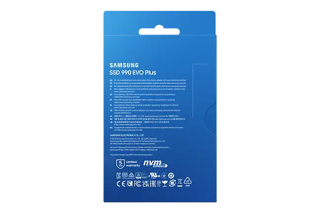 SAMSUNG 990 Evo Plus 4TB M.2 NVMe PCIe Gen 4.0 x4 / 5.0 x2 Solid