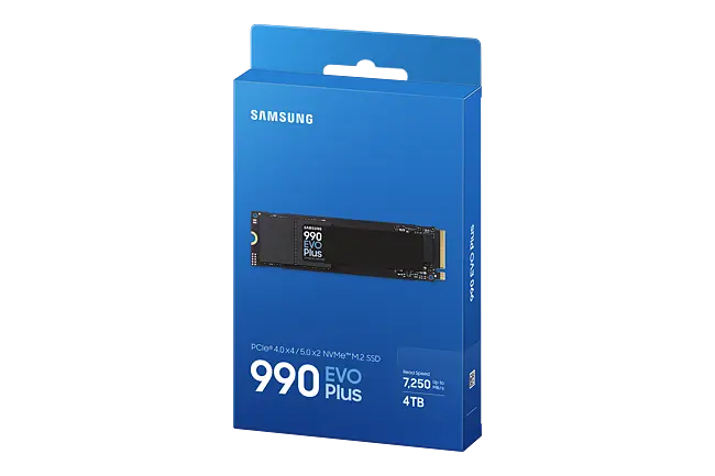 SAMSUNG 990 Evo Plus 4TB M.2 NVMe PCIe Gen 4.0 x4 / 5.0 x2 Solid