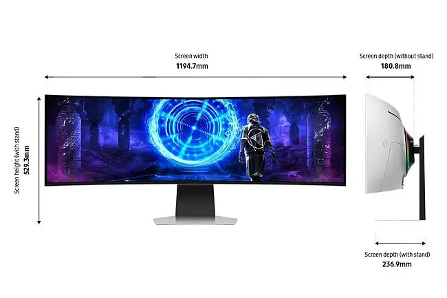 Samsung 49-inch Odyssey OLED G9 G95SD DQHD 240Hz Gaming Monitor