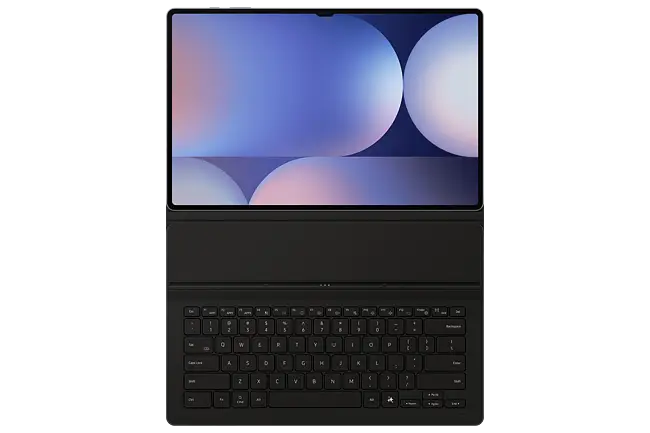 Samsung Galaxy Tab S10U S9U Keyboard Slim Book Cover Black