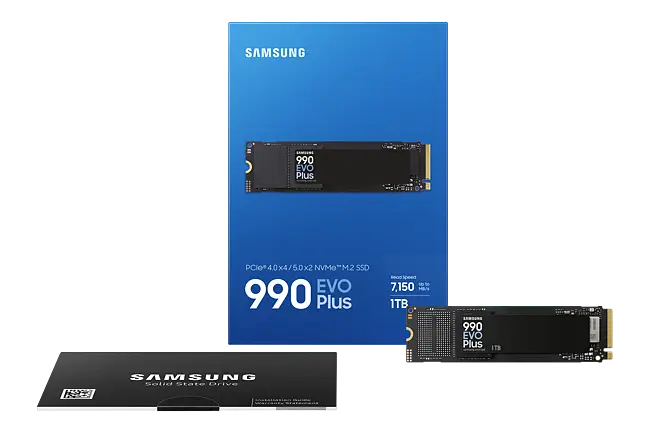 Solid-State Drive (SSD) SAMSUNG 990 EVO Plus, 1TB, PCI Express 4.0