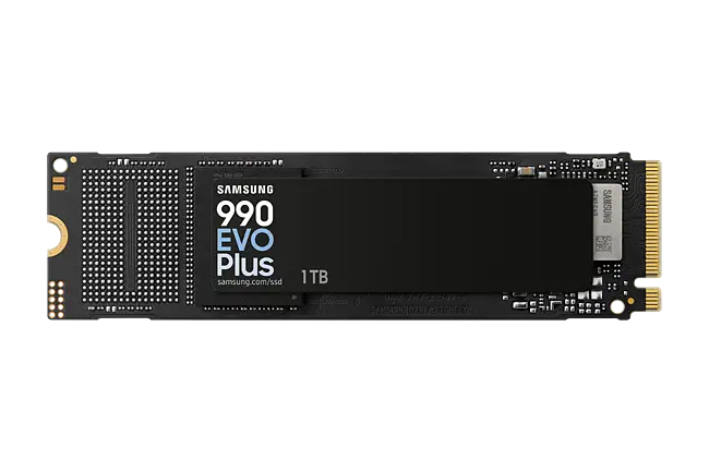 Samsung 990 EVO Plus 1TB NVMe M.2 Internal SSD - Black (MZ
