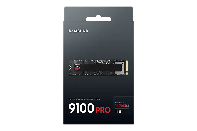 Samsung 9100 PRO Series - 1TB M.2 NVMe 2.0 PCIe Gen5. X4 SSD