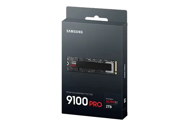 Samsung 9100 PRO Series - 2TB M.2 NVMe 2.0 PCIe Gen5. x4 SSD