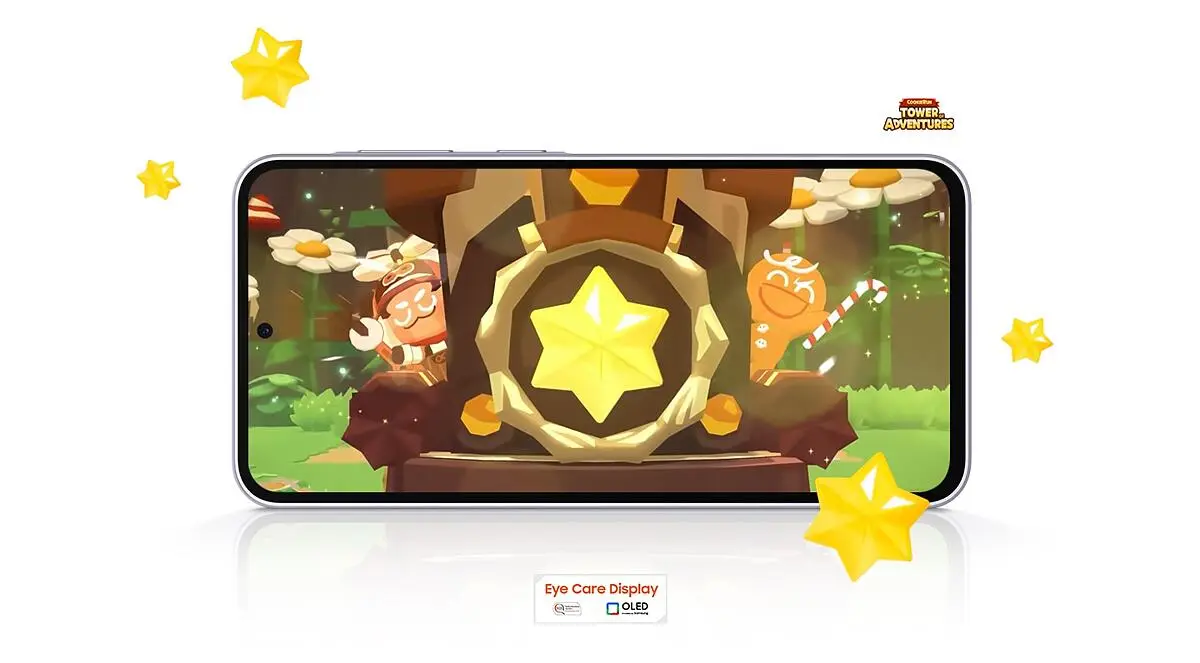 Tela Super AMOLED de 6.7 polegadas