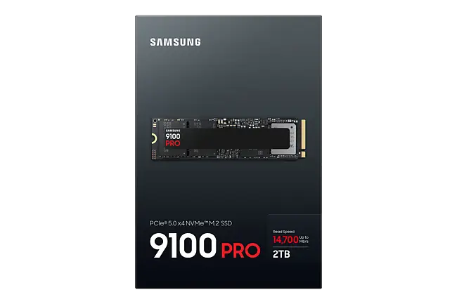 Solid-State Drive (SSD) SAMSUNG 9100 Pro, 2TB, PCIe NVMe 5.0 x4, M