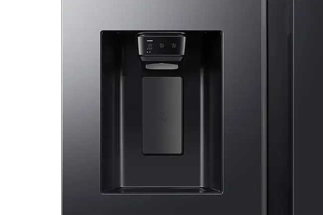 Samsung 617L Black Bespoke AI Side by Side Fridge Freezer with