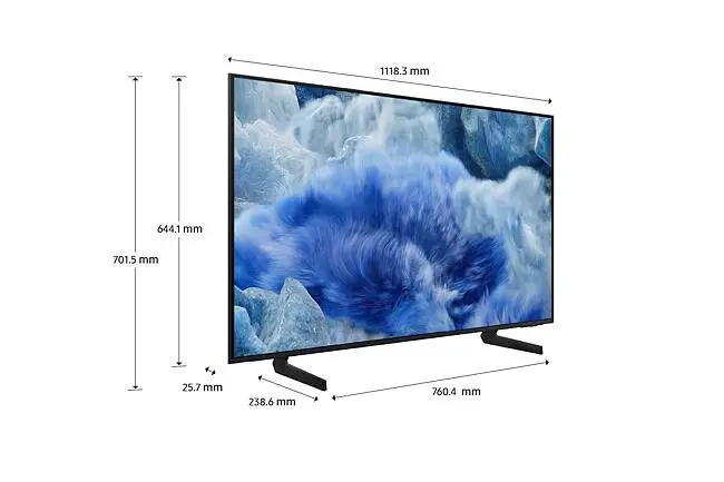 Samsung 50-inch Tizen OS QLED Q8F 4K Vision AI 2025 Smart TV