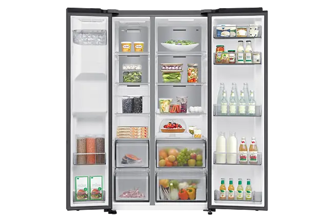 Side by Side SAMSUNG RS70F64KDFEO, No Frost, AI Energy, 640 l, H