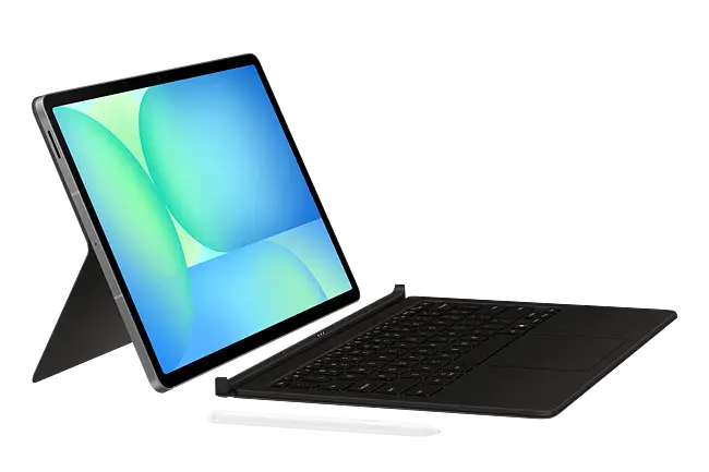 Samsung Galaxy Tab S10 FE+ Book Cover Keyboard with AI Key (Black