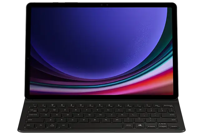 Samsung Galaxy Tab S9FE S9 Keyboard Slim Book Cover Black - HiFiCorp