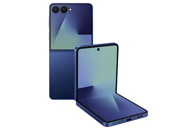Telefon SAMSUNG Galaxy Z Flip7, 256GB, 12GB RAM, Dual SIM, Blue Shadow