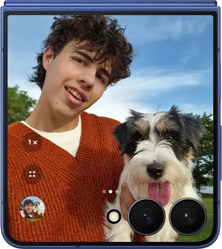 Samsung Galaxy Z Flip7 camera selfie