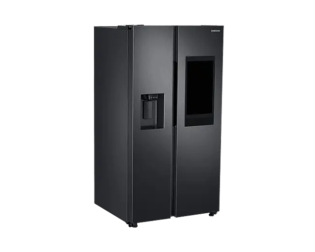 Geladeira Samsung Side by Side RS58 Family Hub Black Inox 127V 608L
