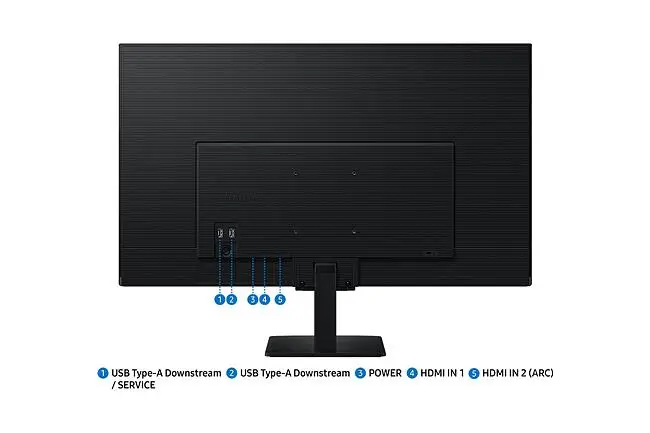 ProperAV Supporto da scrivania per monitor da 17 19 21 22 23 24 27 32 34 VESA Max 100x100 Altezza max 407mm