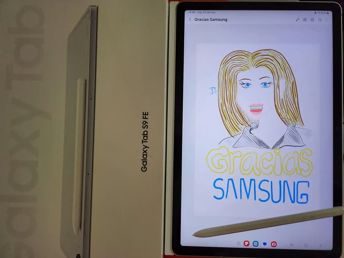 TABLET SAMSUNG S9 FE GRAY WIFI/10.9